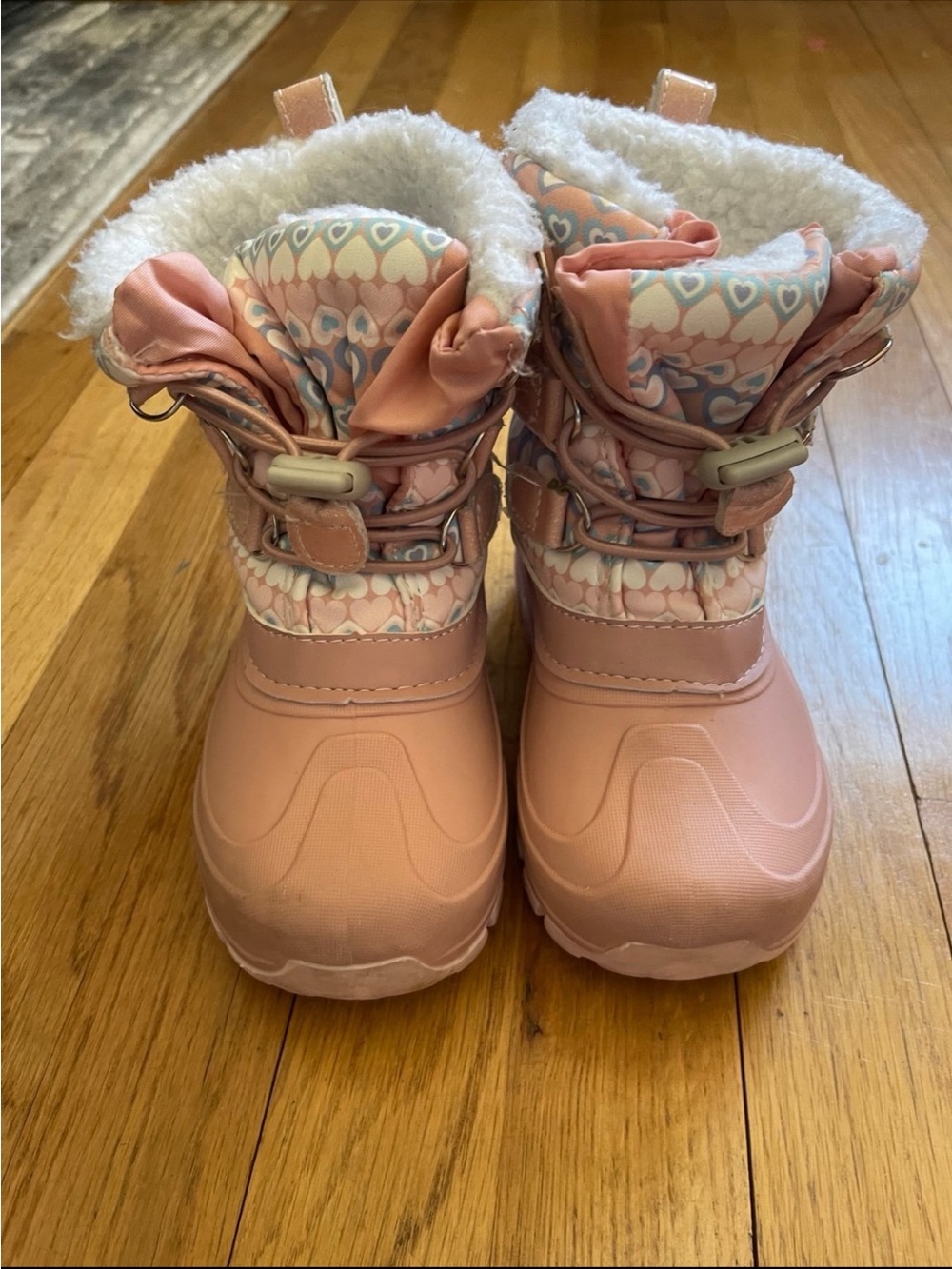 Pink Girls' Insulated Snow Boots